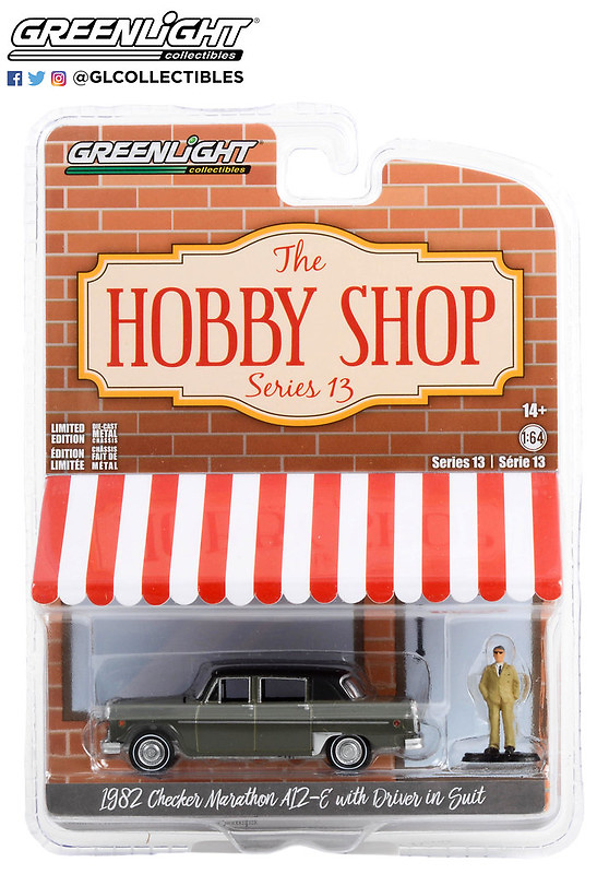 Checker Marathon A12 (1983) Greenlight 97130C 1/64 