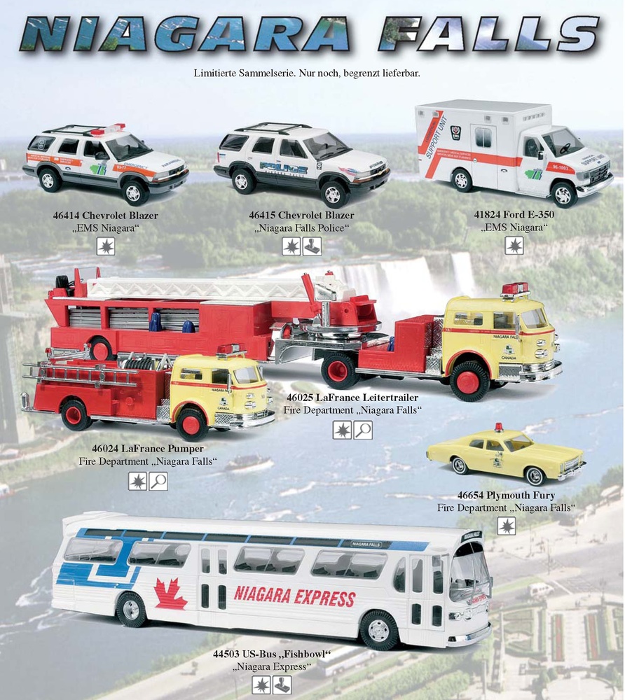 Chevrolet Blazer Policia Niagara Busch 46415 1/87 