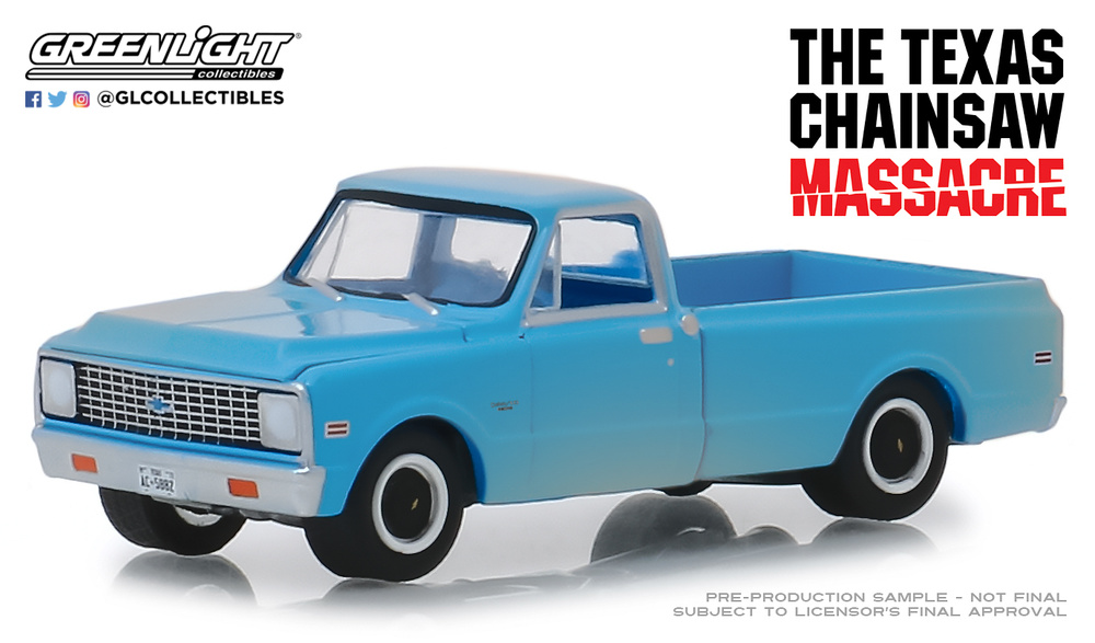 Chevrolet C-10 de 1971 The Texas Chain Saw Massacre (1974) Greenlight 44820B 1/64 