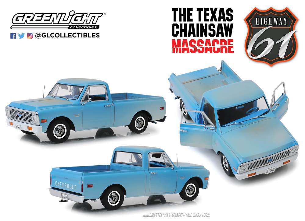 Chevrolet C-10 - La matanza de texas (1974) Greenlight 18014 1/18 