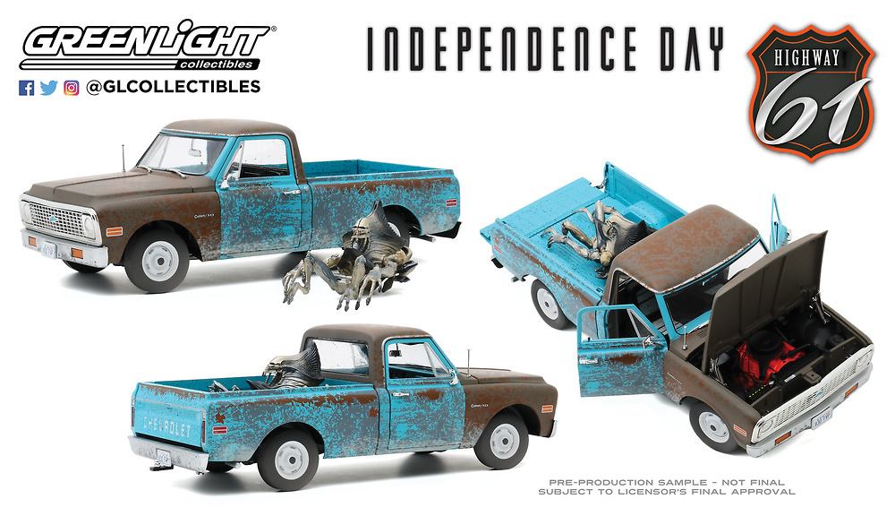 Chevrolet C-10 con figura de Alien (1971) 