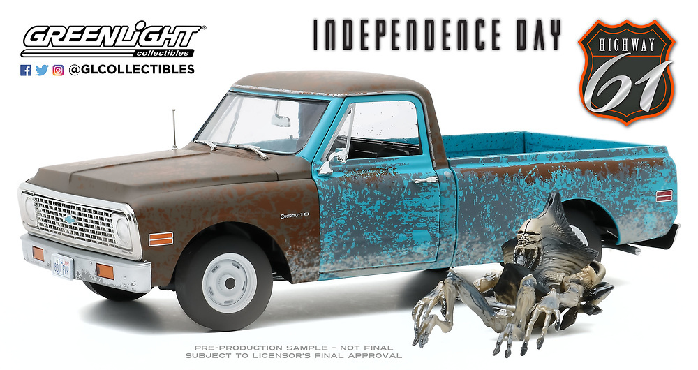Chevrolet C-10 con figura de Alien (1971) 
