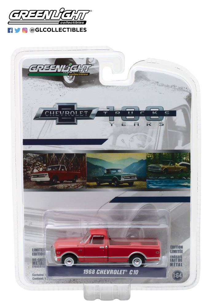 Chevrolet C10 100 aniversario (1968) Greenlight 27940B 1/64 