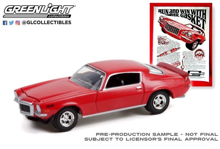 Chevrolet Camaro (1970) Greenlight 39090B 1/64 