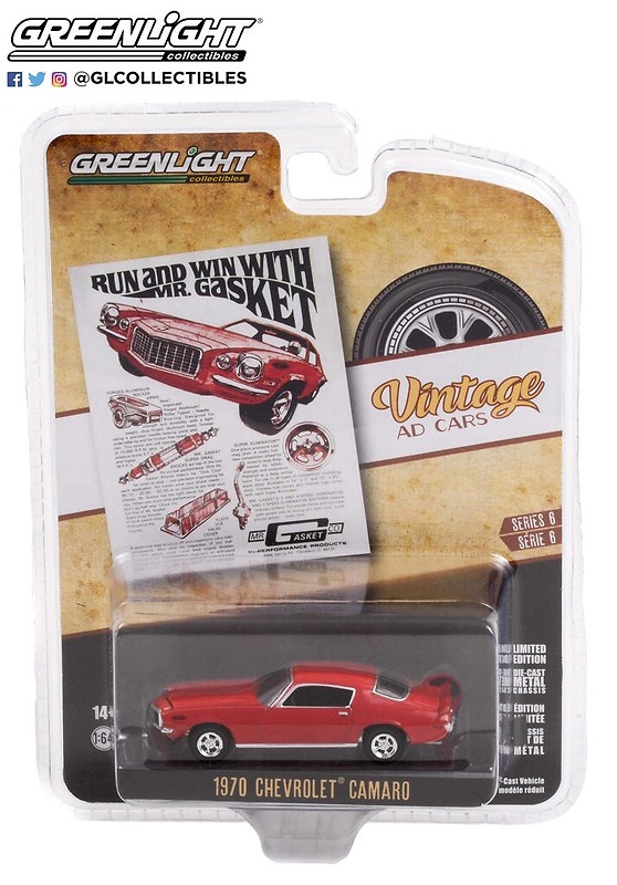 Chevrolet Camaro (1970) Greenlight 39090B 1/64 