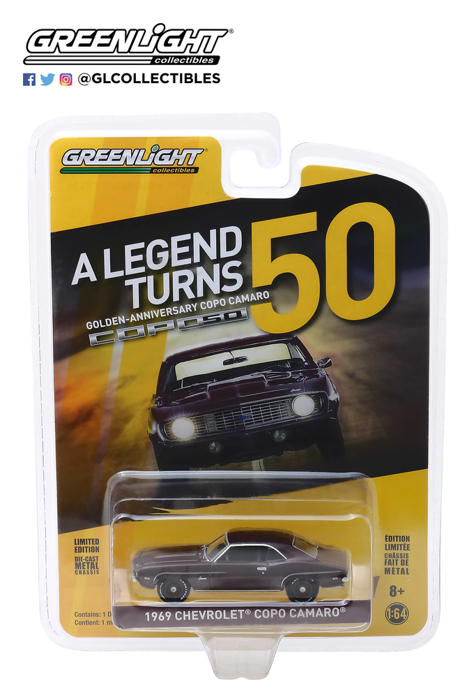 Chevrolet Camaro - COPO Turns 50 (1969) Greenlight 27980A 1/64 