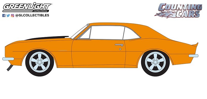 Chevrolet Camaro RS (1967) Counting Cars (2012-Current TV Series) Greenlight 44970F 1/64 