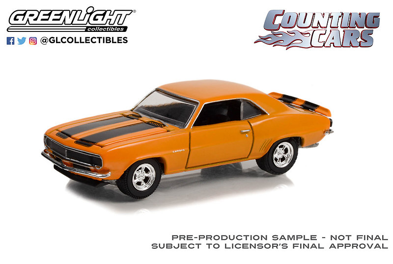 Chevrolet Camaro RS (1967) Counting Cars (2012-Current TV Series) Greenlight 44970F 1/64 