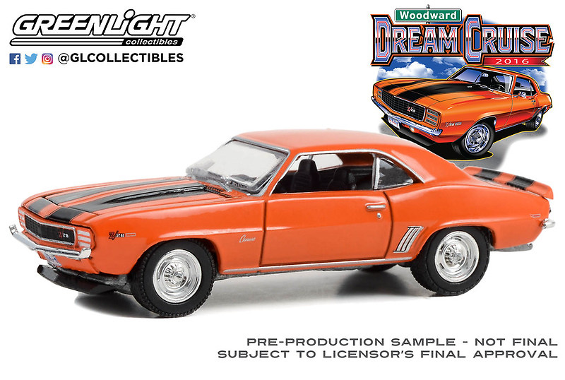 Chevrolet Camaro Z/28 (1969) Greenlight 37280D 1/64 