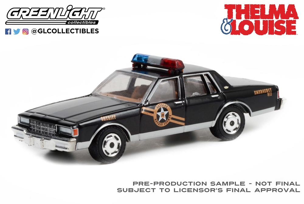 44945-B | 1:64 Hollywood Special Edition - Thelma & Louise (1991) - 1981 Chevrolet Caprice Classic - Navajo County, Arizona Sheriff Solid Pack 