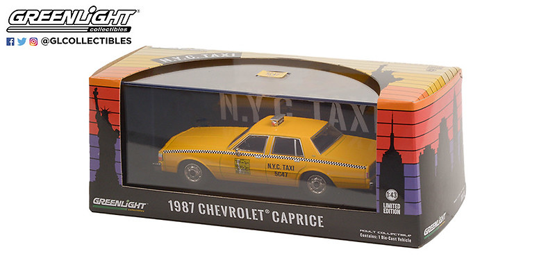 Chevrolet Caprice - Taxi New York City (1987) Greenlight 86611 1/43 