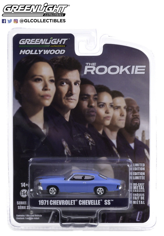 Chevrolet Chevelle (1971) The Rookie Oficial John Nolan Greenlight 44920F 1/64 