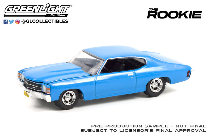 Chevrolet Chevelle (1971) The Rookie Oficial John Nolan Greenlight 44920F 1/64 