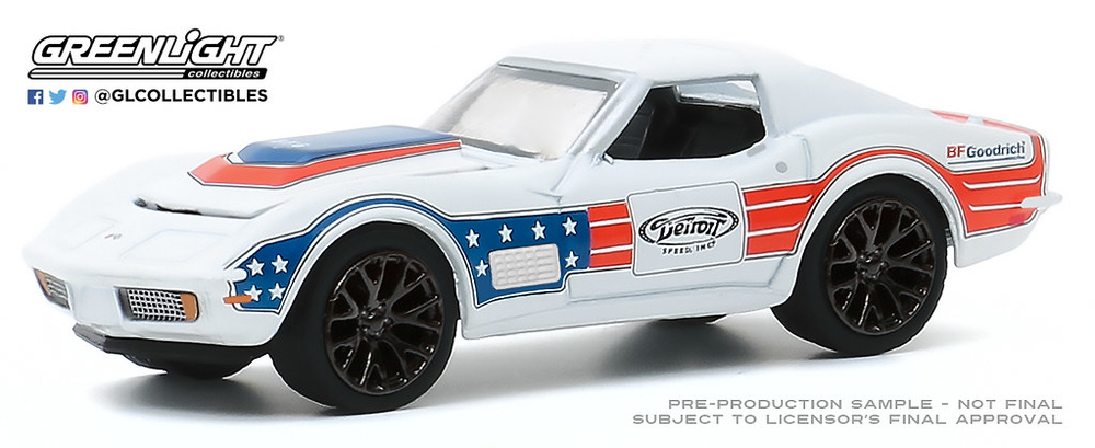 Chevrolet Corvette - BFGoodrich (1972) Greenlight 39040F 1/64 