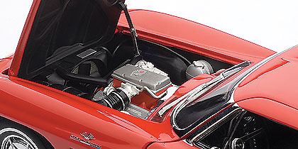Autoart 71183 Chevrolet Corvette Coupé (1963) Autoart 1/18 color rojo