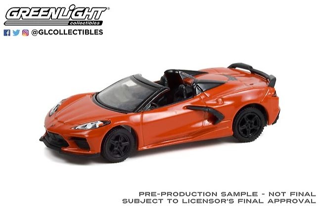 Chevrolet Corvette Stingray 13310F (2021) Greenlight 1/64 