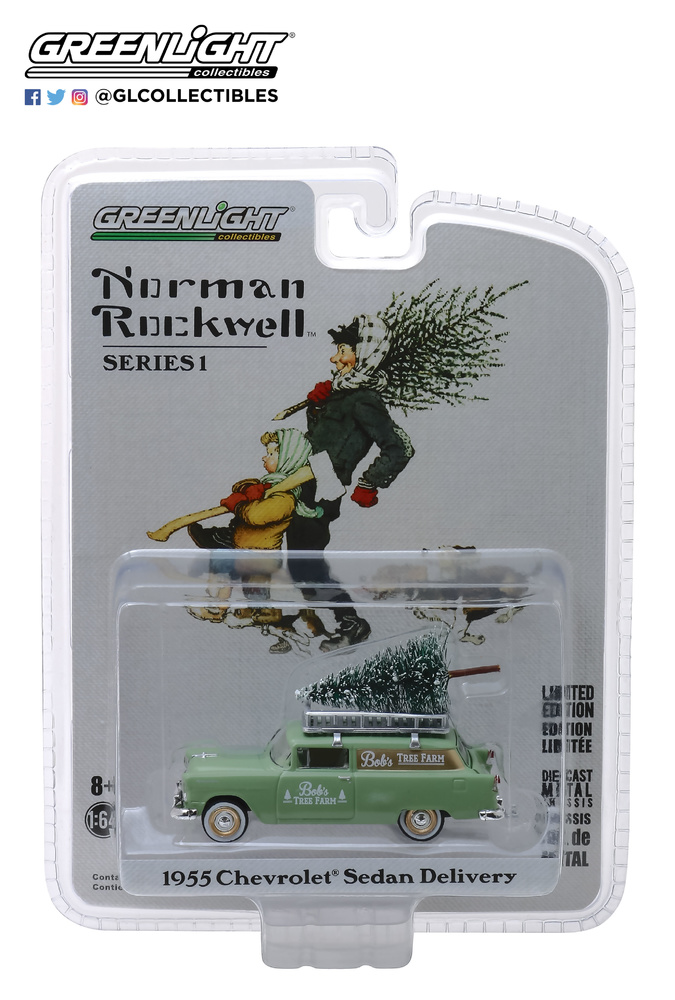 Chevrolet Sedán Delivery (1955) 37150B Greenlight 1/64 