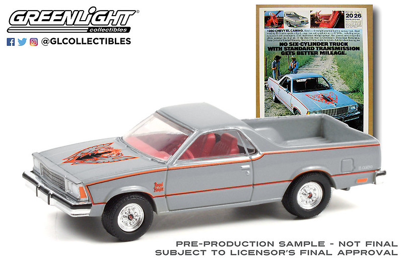 Chevrolet El Camino Royal Knight (1980) Greenlight 39080D 1/64 