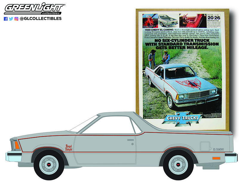 Chevrolet El Camino Royal Knight (1980) Greenlight 39080D 1/64 