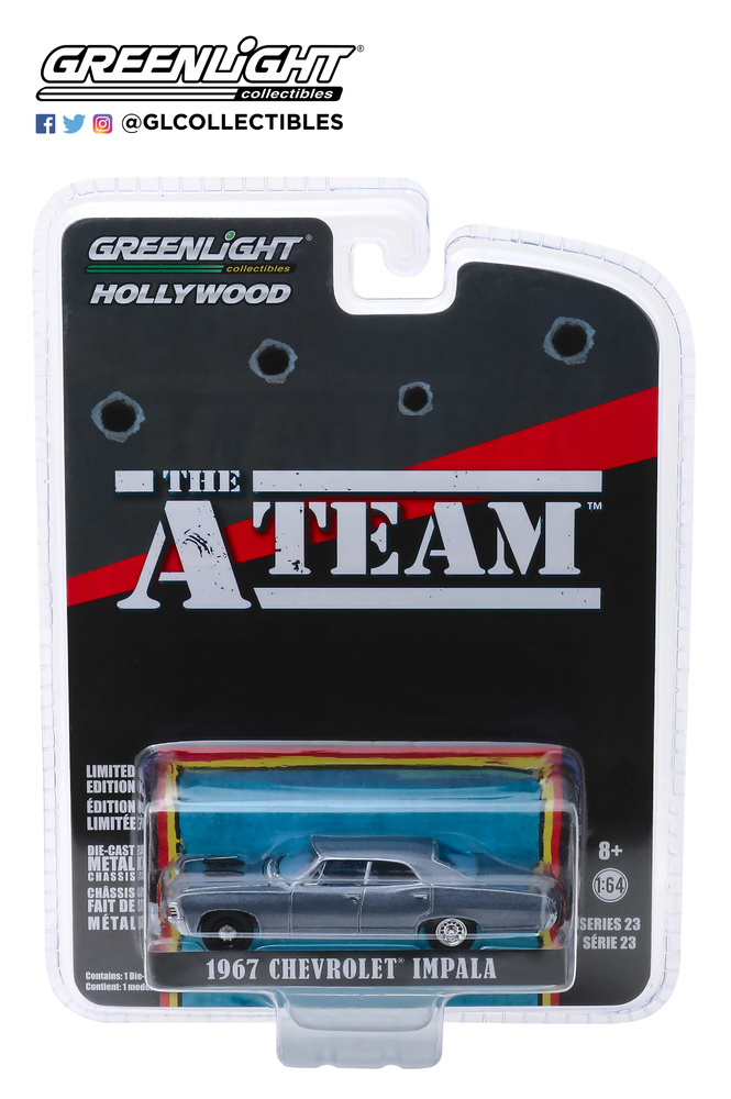44830D The A-Team (1983-87 TV Series) - 1967 Chevrolet Impala Sedan 