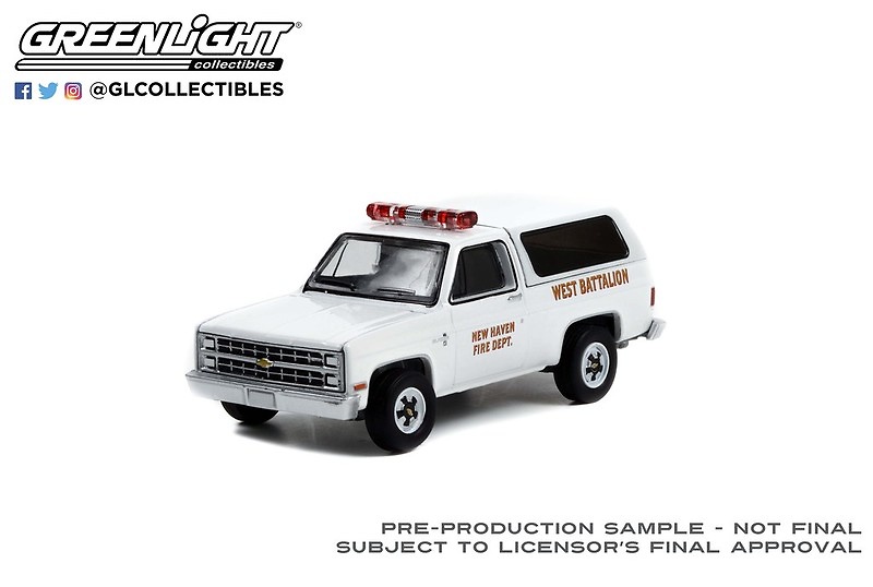 Chevrolet K5 Blazer - Bomberos de New Haven (1985) Greenlight 1/64 