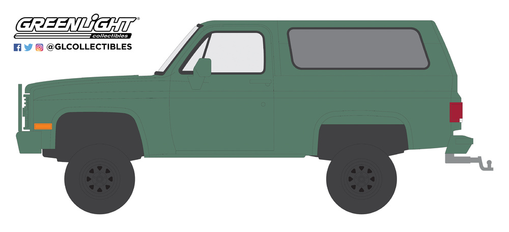 Chevrolet K5 Blazer M1009 (1988) Greenlight 35140D 1/64 