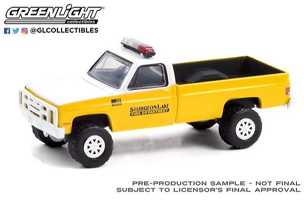 Chevrolet M1008 - Unidad de bomberos de Minnesota (1987) Greenlight 67010C 1/64 