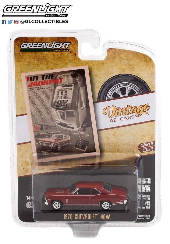Chevrolet Nova (1970) Greenlight 39090C 1/64 