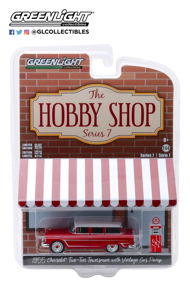 Chevrolet Two-Ten Townsman con surtidor (1955) Greenlight 97070A 1/64 