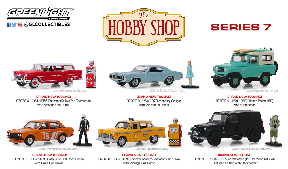 Chevrolet Two-Ten Townsman con surtidor (1955) Greenlight 97070A 1/64 