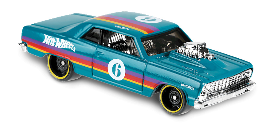 Chevy Chevelle SS nº 6 -Speed Blur- (1964) Hot Wheels FYD41 1/64 