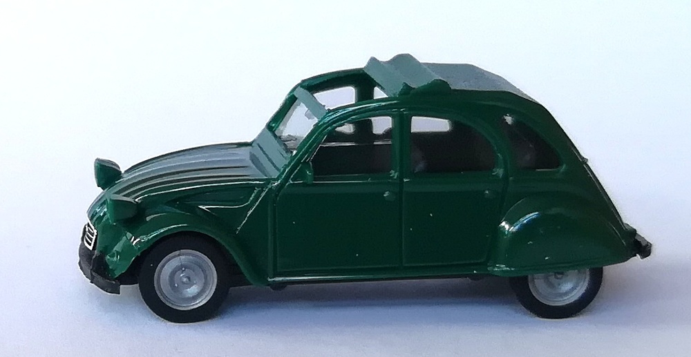 Citroën 2CV (1980) Herpa 1/87 Verde Oscuro 