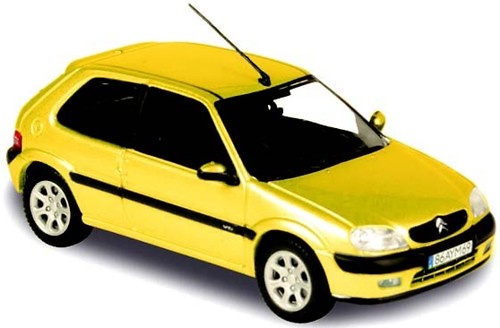 Norev 155156 Citroën Saxo VTS 3 puertas (2000) Norev 1/43 Color Amarillo metalizado