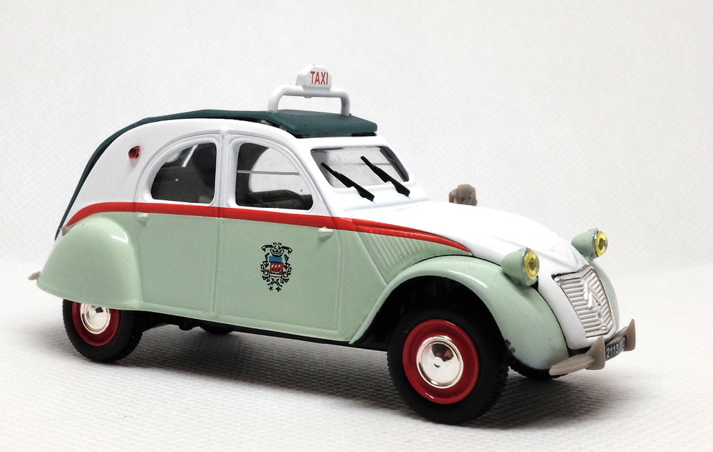 Citroen 2CV AZL Taxi de París (1957) Norev-Hachette 409521M 1/43 