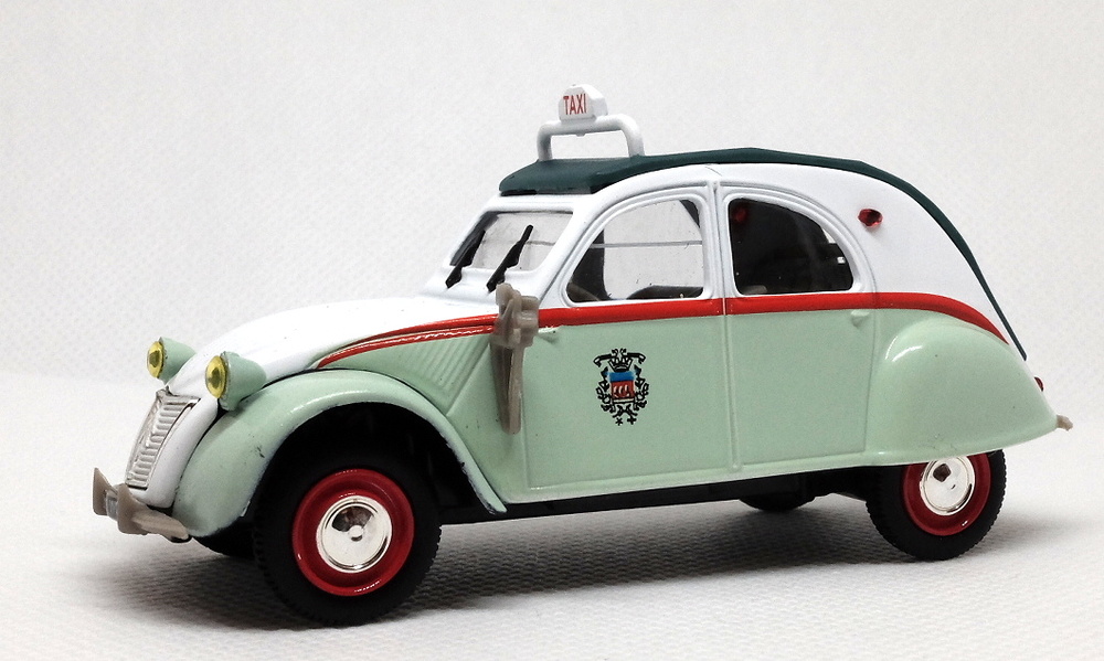 Citroen 2CV AZL Taxi de París (1957) Norev-Hachette 409521M 1/43 