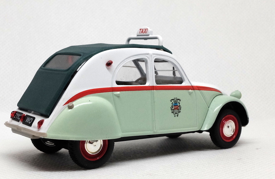 Citroen 2CV AZL Taxi de París (1957) Norev-Hachette 409521M 1/43 