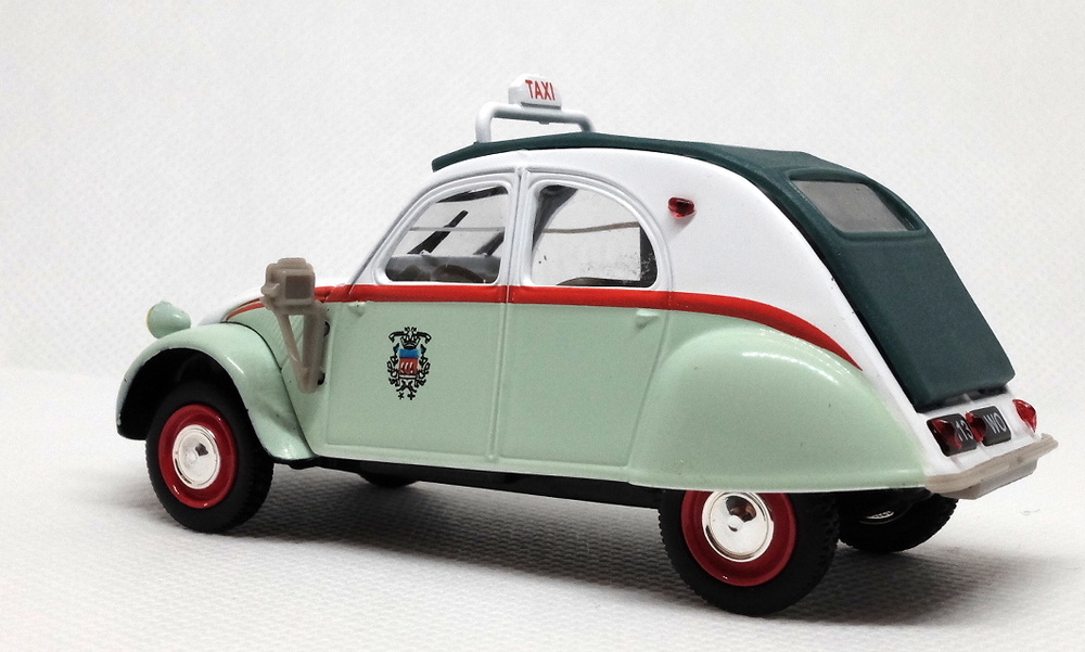 Citroen 2CV AZL Taxi de París (1957) Norev-Hachette 409521M 1/43 