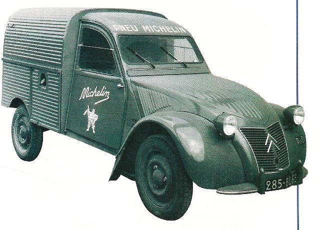 Citroen 2CV Furgoneta Michelin Altaya 1/43 