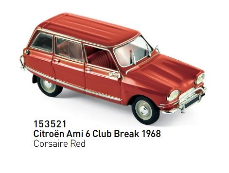 Citroen Ami 6 Club Break (1968) Norev 153521 1:43 