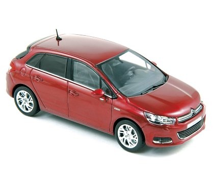 Citroen C4 5p. (2010) Norev 155441 1/43 Rojo Metalizado 