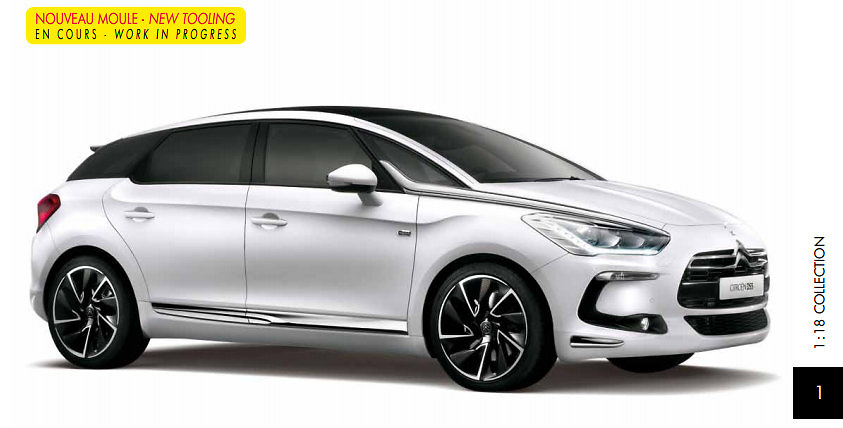 Citroen DS5 (2011) Norev 181615 1:18 