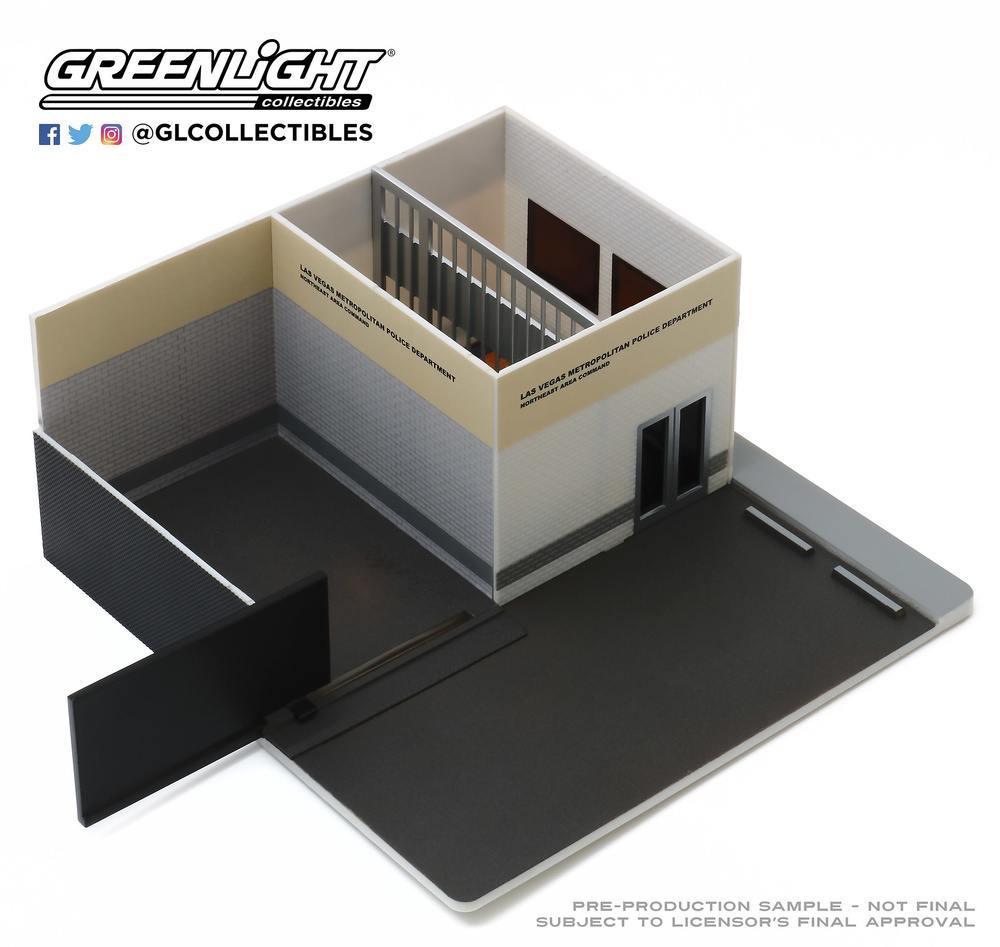 Comisaria de la policía de las Vegas Greenlight 57063 1/64 