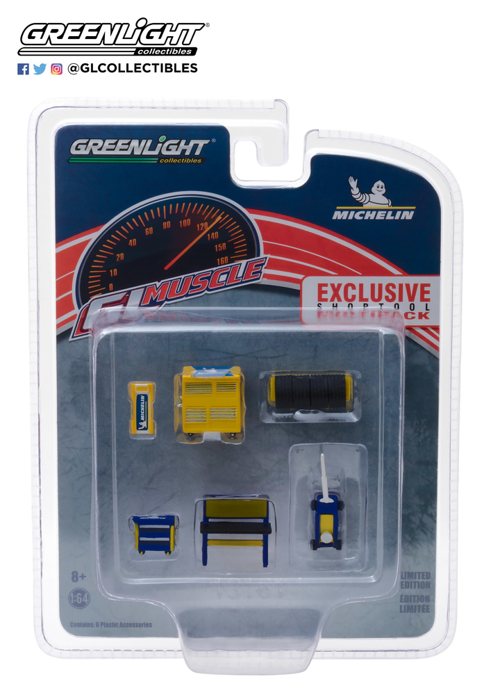 Conjunto herramientas de taller Michelin Greenlight 13161 1/64 