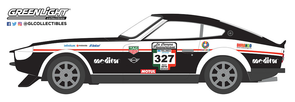 Datsun 260Z nº 327 (1974) Greenlight 13240E 1/64 
