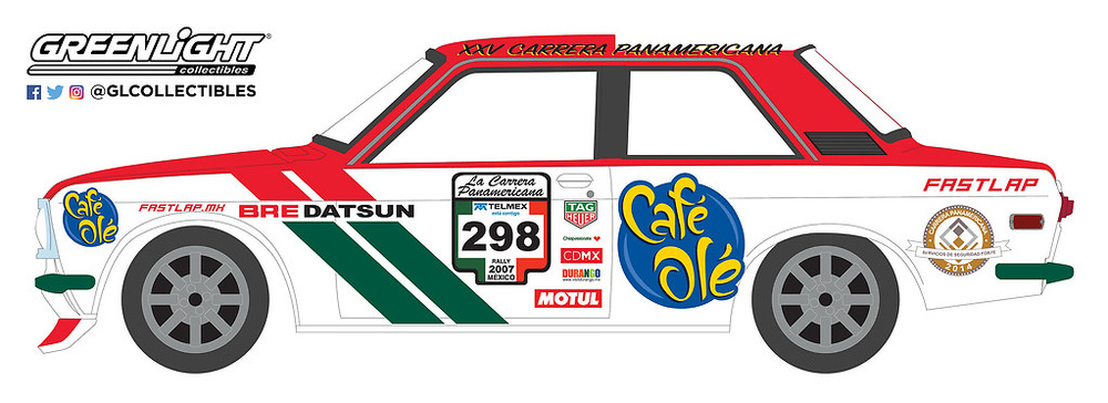 Datsun 510 nº 298 (1972) Greenlight 13240F 1/64 
