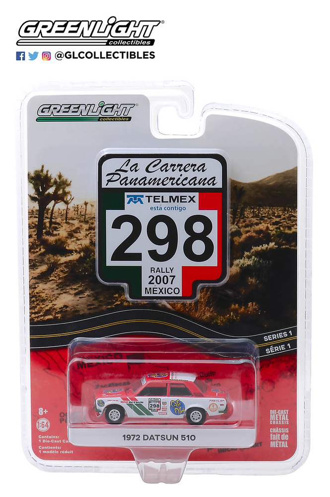 Datsun 510 nº 298 (1972) Greenlight 13240F 1/64 