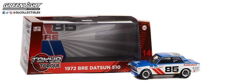 Datsun 510 nº 85 BRE Bobby Allison (1972) Greenlight 86345 1/43 