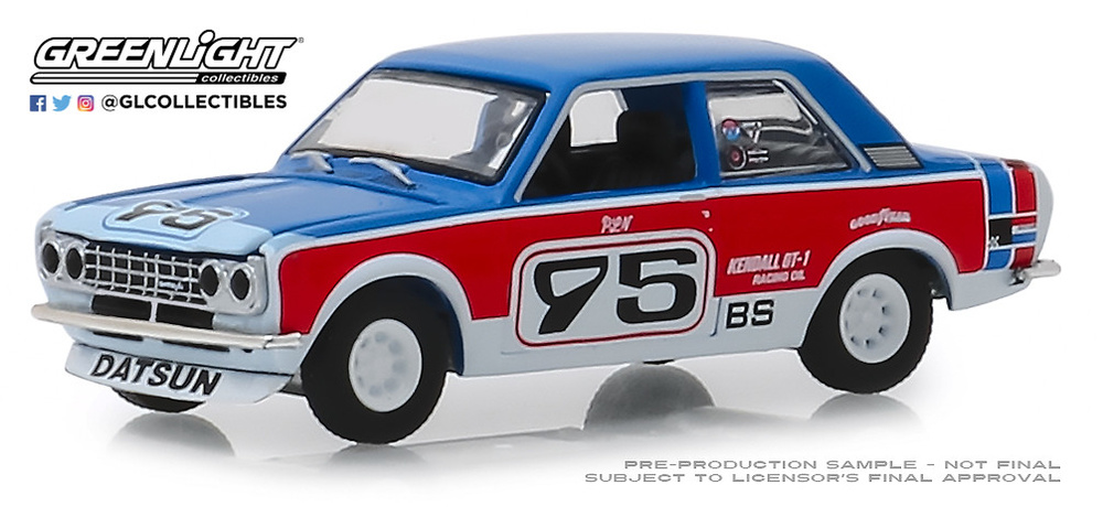 Datsun 510 nº 95 Paul Newman (1973) Tokyo Torque Greenlight 47040D 1/64 