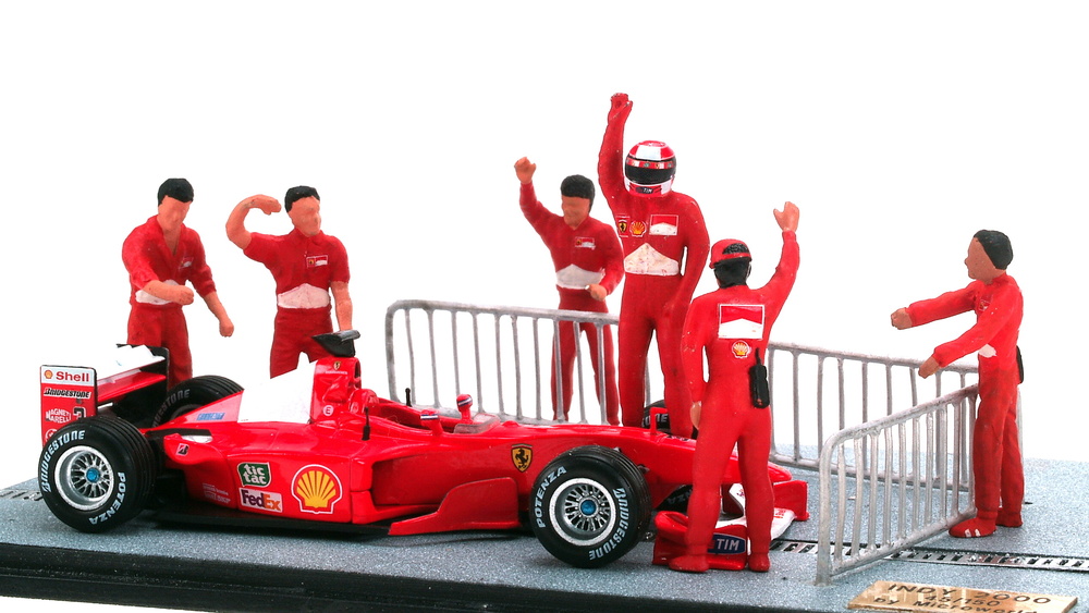 Diorama Ferrari F1-2000 