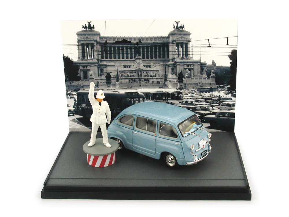 Fiat 600D Multipla con Guardia (1960) Brumm AS52R 1/43 